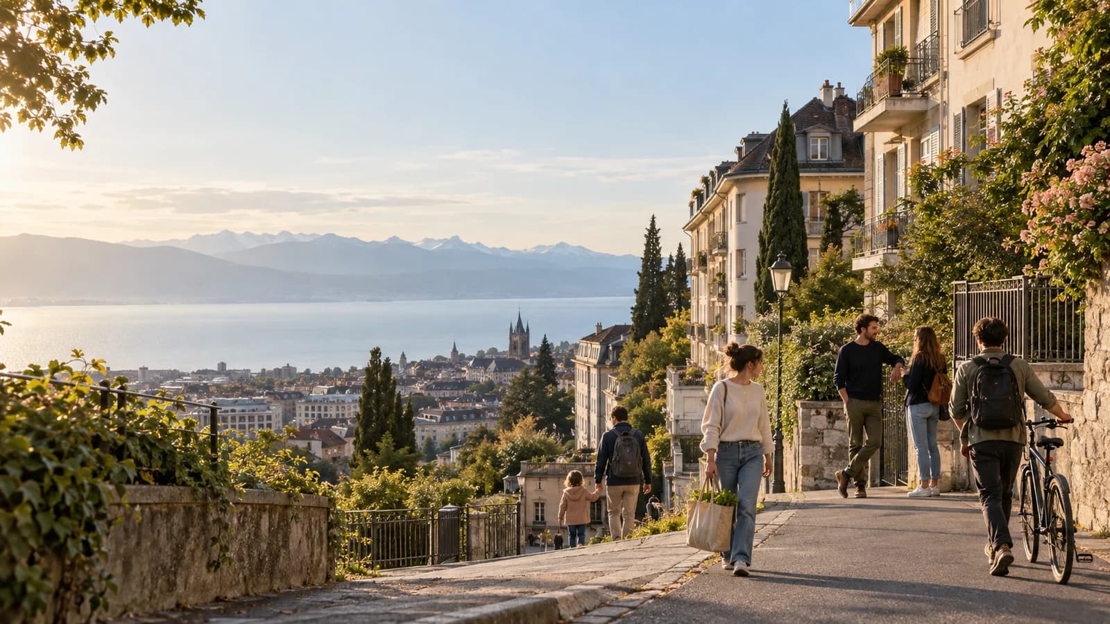 Lausanne et le Léman